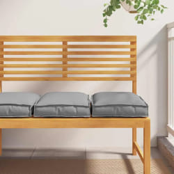 vidaXL Coussins Palette Siège 2 pcs Gris 40x40x8 cm