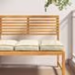 vidaXL Coussins 2 pcs crème 40x40x8 cm en tissu Oxford pour sièges.