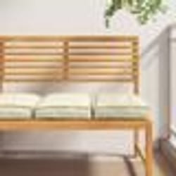vidaXL Coussins 2 pcs crème 40x40x8 cm en tissu Oxford pour sièges.