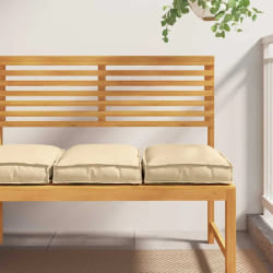 vidaXL Coussins Pallet pour Siège 2 pcs - Beige