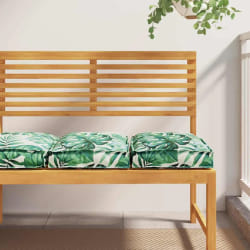 VidaXL Set de coussins - Motif de feuilles