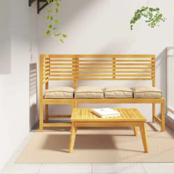 vidaXL Coussins Palette 4 pcs Beige 40x40x8 cm