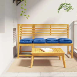 vidaXL Coussins Palette 4 pcs Bleu Royal 40x40x8 cm