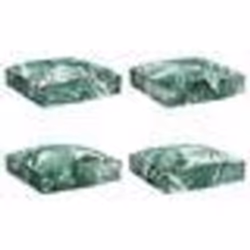vidaXL Coussins de palette 4 pcs motif feuillage 40 x 40 x 8 cm en tissu Oxford