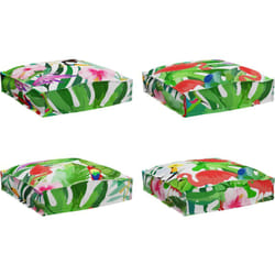 Vidaxl - Coussins de palette 4 pcs Jungle tropicale 40x40x8 cm Tissu Oxford