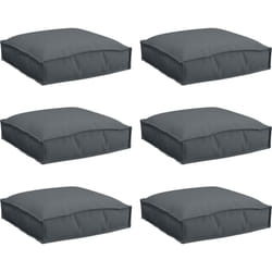 Coussins en Palette pour Siège 6 pcs Anthracite 40x40x8 cm Tissu Oxford Vidaxl