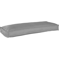 Coussin de palette pour banc gris 100x40x8 cm Tissu Oxford Vidaxl