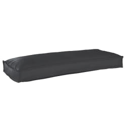 vidaXL Coussin de palette pour banc - Noir