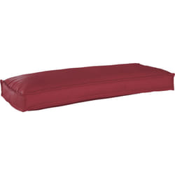 Coussin de palette pour banc Rouge Vin 100x40x8 cm en tissu Oxford Vidaxl