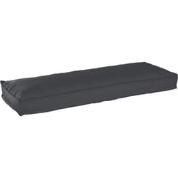 Vidaxl - Coussin Pallet pour Banc Noir 120x40x8 cm Tissu Oxford