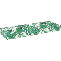Coussin de Palette pour Banc Style Feuille 120x40x8 cm Tissu Oxford Vidaxl