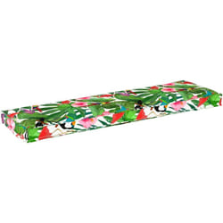Coussin pour Banc Tropical Jungle 140 x 40 x 8 cm en Tissu Oxford Vidaxl