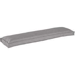 Coussin de banc gris 150x40x8 cm en tissu Oxford Vidaxl