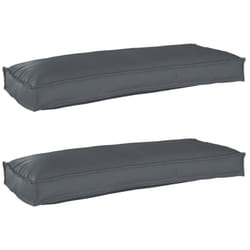 Vidaxl - Coussins de palette pour banc 2 pcs Anthracite 100x40x8 cm en tissu Oxford