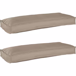 Ce coussin de chaise rectangulaire taupe est parfait pour améliorer votre confort d'assise. Avec sa texture douce et son styl ...