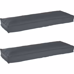 Ce coussin rectangulaire anthracite est parfait pour agrémenter vos espaces de vie, que ce soit à l'intérieur ou dehors. Son  ...
