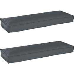 Vidaxl - Coussins de palette pour banc 2 pcs Anthracite 120x40x8 cm en tissu Oxford