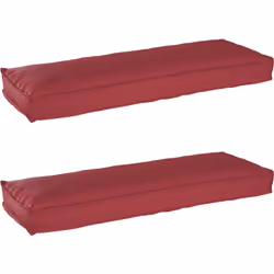 Cet ensemble de coussins de chaise stylés a une couleur bourgogne incroyable qui apporte non seulement du confort mais amélio ...