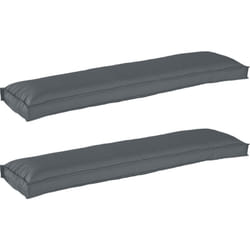 Vidaxl - Coussins de Palette pour banc 2 pcs Anthracite 150x40x8 cm Tissu Oxford