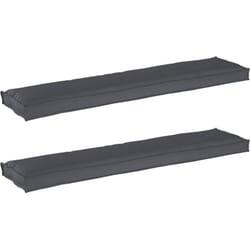 Set de coussins de palette 2 pcs Anthracite 180 x 40 x 8 cm Vidaxl
