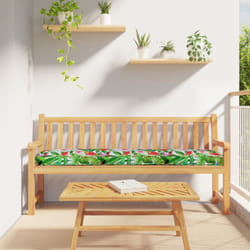 Coussins de Palette pour Banc 2 pcs Jungle Tropical 180x40x8 cm Tissu Oxford Vidaxl