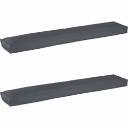 Cet ensemble de coussins de palette vidaXL comprend deux coussins super pour ajouter du confort aux bancs ou aux espaces exté ...