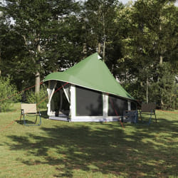 Tente Familiale - Tipi Verte - 6 Personnes - Étanche - 404x370x270 cm