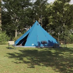 Tente Familiale - Tipi Bleue - Imperméable - 12 Personnes - 560x560x300 cm