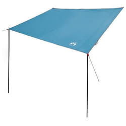 Bâche imperméable pour camping - vidaXL - 350x240 cm - Bleu - Résistant au feu - Résistant au vent - Portable