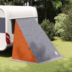 VIDAXL Tente de camping gris et orange en taffetas 190 x 150 x 185 cm