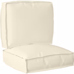 Ce confortable ensemble de coussins de palette combine confort et design minimaliste, parfait pour votre salon. La couleur cr ...
