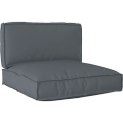 Vidaxl - Set de coussins de palette 2 pièces Anthracite en tissu Oxford