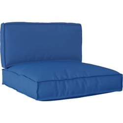 Vidaxl - Set de coussins de palette 2 pièces bleu royal en tissu Oxford