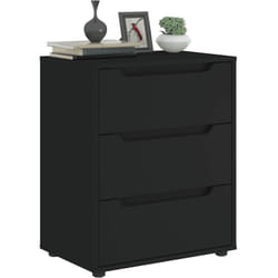 Buffet visnes noir 60x40x73 cm bois d'ingénierie Vidaxl