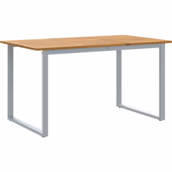 Cette table de patio rectangulaire grise apporte un look moderne et stylé à vos espaces extérieurs. Solide et avec une grande ...