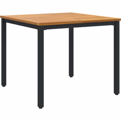 Cette table de patio est un super point central pour tous vos rassemblements dehors, alliant le charme naturel du bois d'acac ...