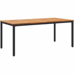 Cette table à manger de patio apporte une belle touche à votre espace extérieur. Parfaite pour les repas en plein air ou les ...