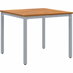Cette table de patio carrée est à la fois élégante et pratique, parfaite pour devenir le point central de n'importe quel espa ...