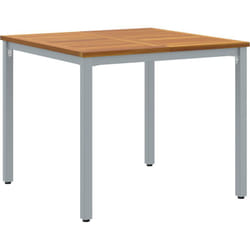 Vidaxl - Table de jardin 90x90x75 cm en bois d'acacia solide et métal