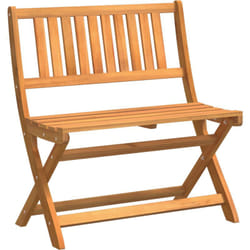 Vidaxl - Banc de jardin pliant 80x46x85 cm en bois massif d'acacia