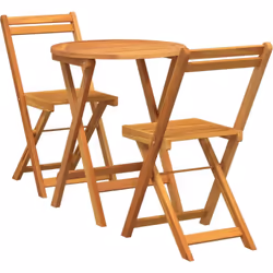 Cet ensemble Bistro Pliable 3 Pièces apportera une touche sympa à votre espace extérieur, offrant un coin confortable et styl ...