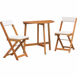 Cet ensemble de bistro pliant a un design moderne qui s'adapte bien à tous les espaces extérieurs. Idéal pour les balcons ou ...