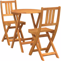 Cet ensemble bistro pliable est super pratique et stylé, parfait pour les petits espaces extérieurs comme les balcons ou pati ...