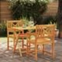 vidaXL Chaises de jardin 2 pcs 56x56x90 cm Bois massif d'acacia