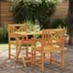 vidaXL Chaises de jardin 2 pcs 56x56x90 cm Bois massif d'acacia