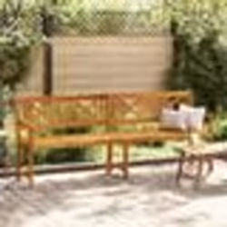 vidaXL Banc de jardin 220x56x90 cm en bois massif d'acacia