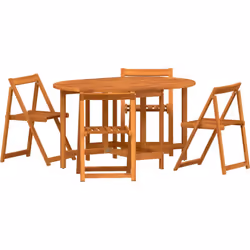 L'ensemble de repas de jardin pliant en forme de papillon de vidaXL combine style et fonctionnalité. Ce set élégant comprend  ...