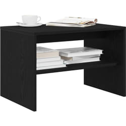 Vidaxl - Meuble tv chêne noir 60x40x40 cm bois d'ingénierie