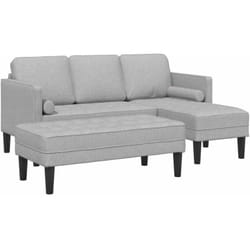 Vidaxl - Ensemble de Canapés 2 pcs Gris nuage 173 x 131 x 67 cm tissu