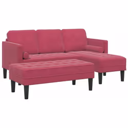 Si tu veux un canapé à la fois stylé et pratique, le canapé d'extérieur étanche 4 places avec coussins est exactement ce qu'i ...
